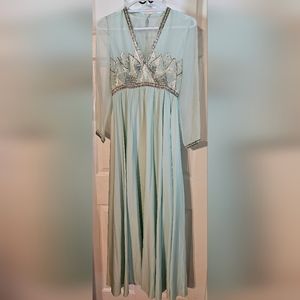 Vintage Victoria Royal Ltd. Light mint gown